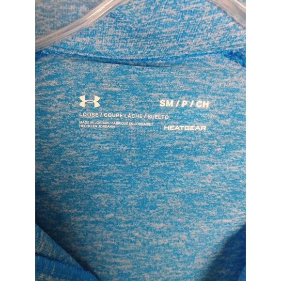 UNDER ARMOUR WOMEN'S TECH 1/2 ZIP TWIST SHIRT Light Blue Size Small - Picture 5 of 6